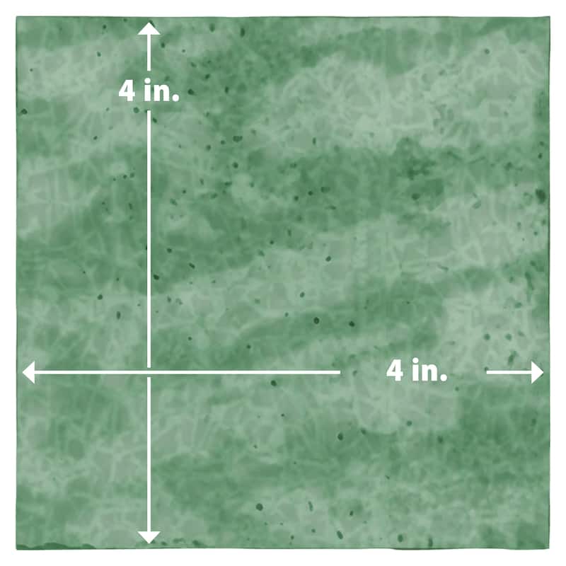 Merola Tile Menorca Lake 4" x 4" Ceramic Wall Tile