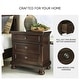 preview thumbnail 4 of 8, Porter Rustic Brown Two Drawer Night Stand