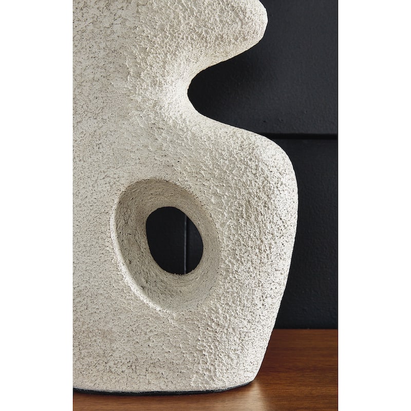 Signature Design by Ashley Chadrich Antique Beige Table Lamp (Set of 2) - 14" W x 10" D x 25.5" H
