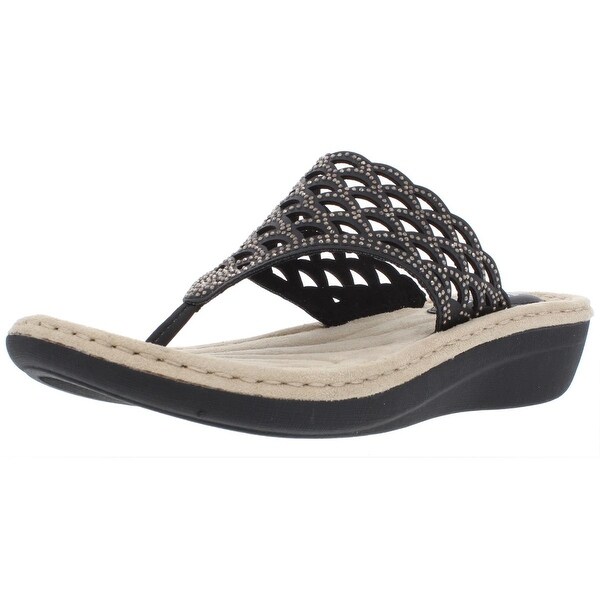 white mountain thong sandals