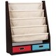 preview thumbnail 7 of 5, Kids Book Rack Storage Bookshelf Free Standing Bookcase Espresso