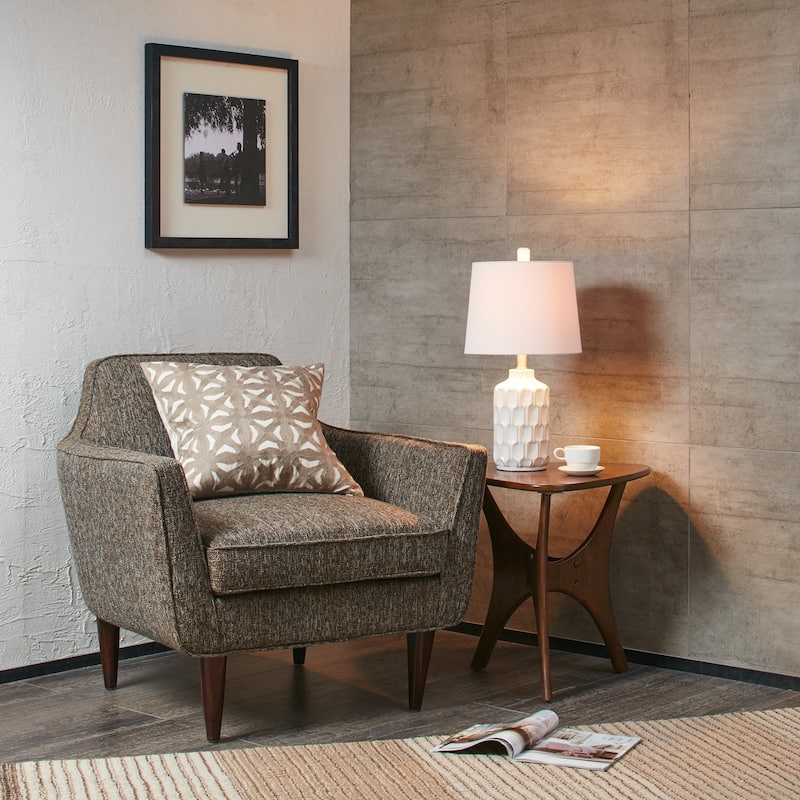 INK+IVY Contour Ceramic Table Lamp