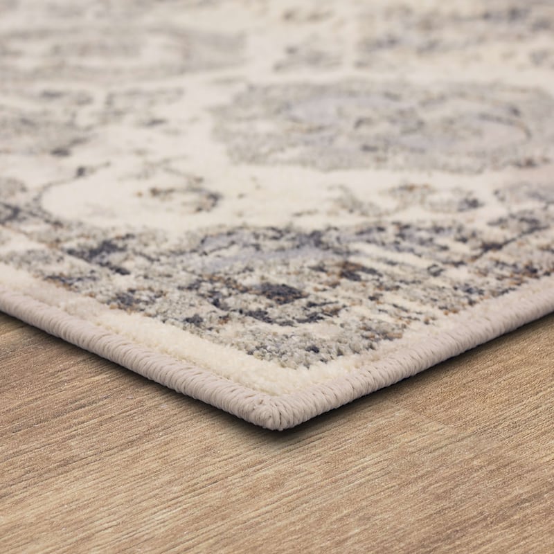 Mohawk Home Aurora Distressed Ornamental Area Rug