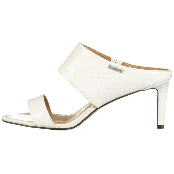 calvin klein white pumps