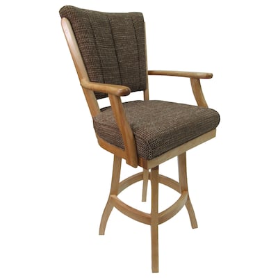 Swivel Wood Bar Stool 30" - Uhpolstered - Classic - 30 Inch