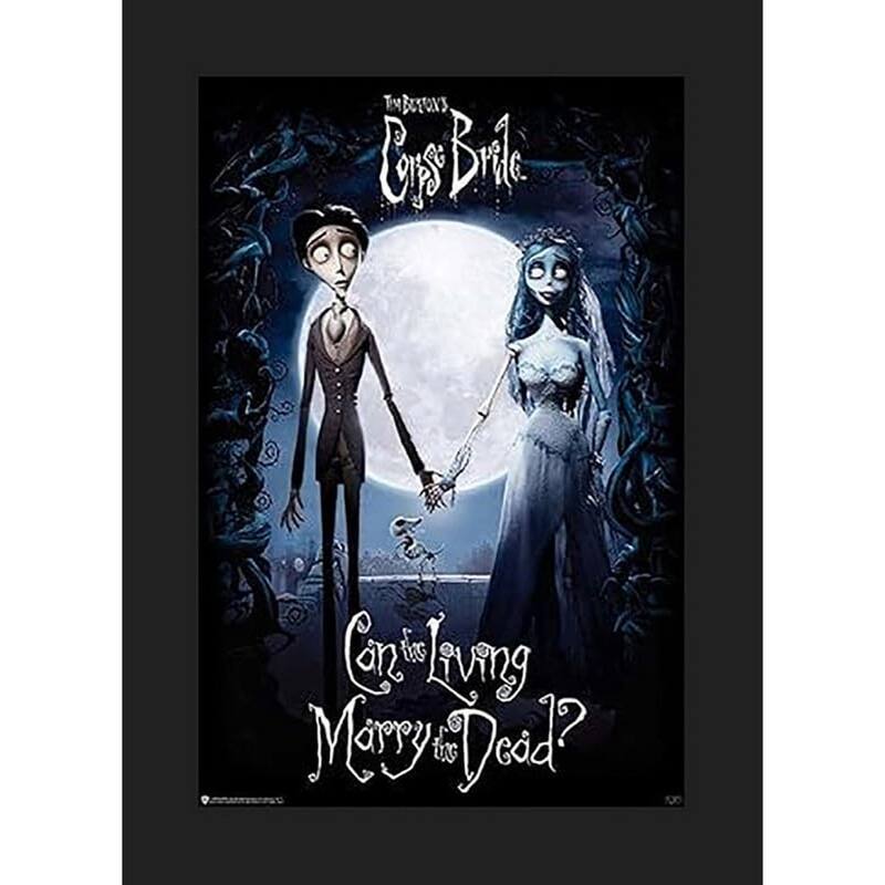 Corpse Bride Can the Living Marry the Dead? Framed Poster - 24 x 36 Inch