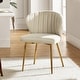preview thumbnail 33 of 89, Aruna Accent Chair with Metal Legs 20''W X 19.5 ''D X 29''H by HULALA HOME Tan