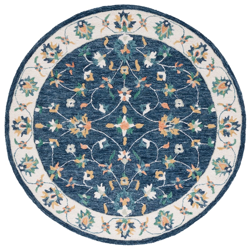 SAFAVIEH Handmade Micro-Loop Nikola Oriental Wool Rug