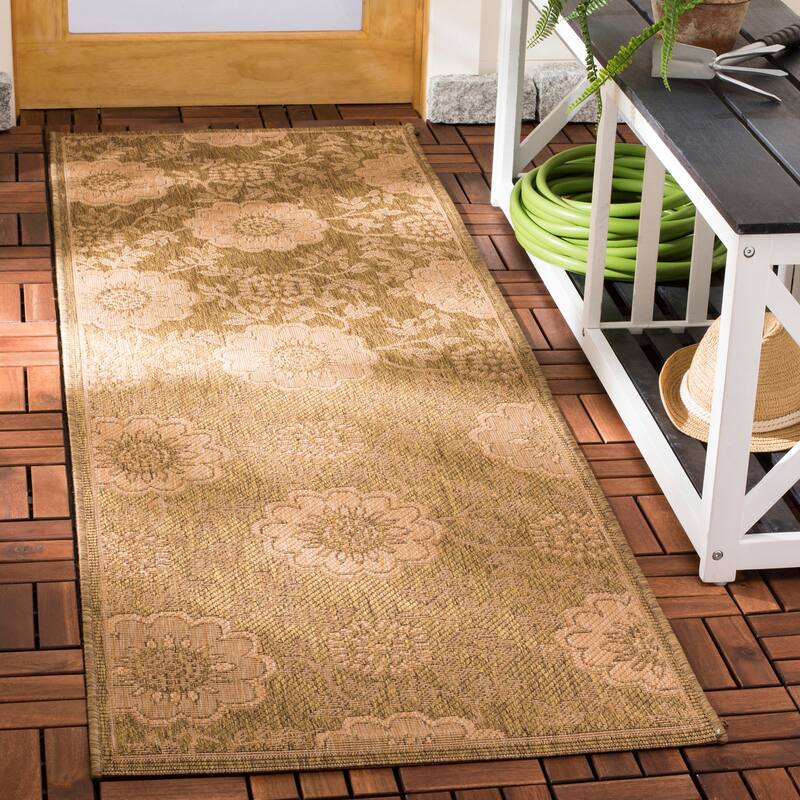 SAFAVIEH Courtyard Elissa Indoor/ Outdoor Waterproof Patio Backyard Rug