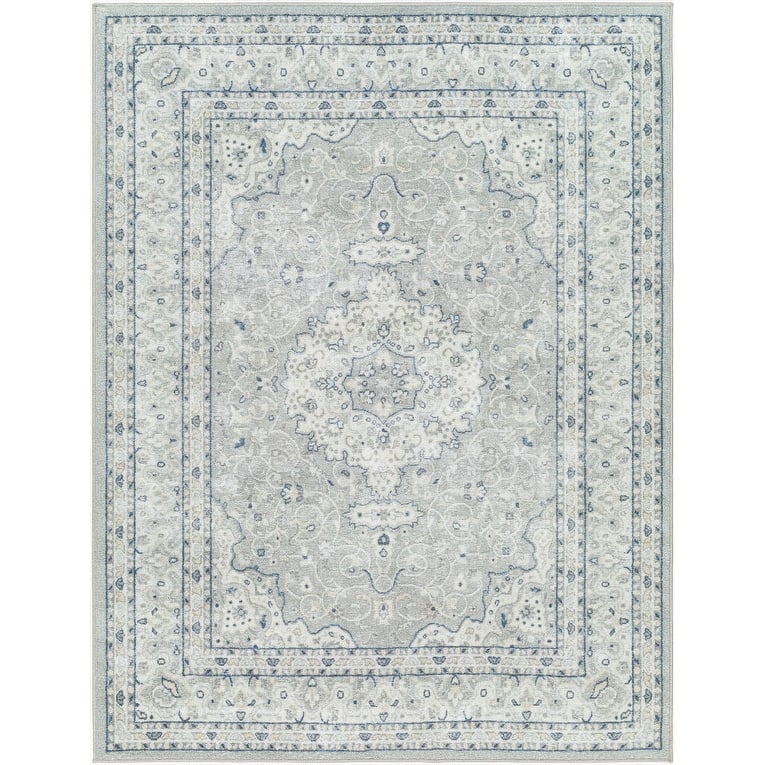 Livabliss Hera Medallion Washable Area Rug