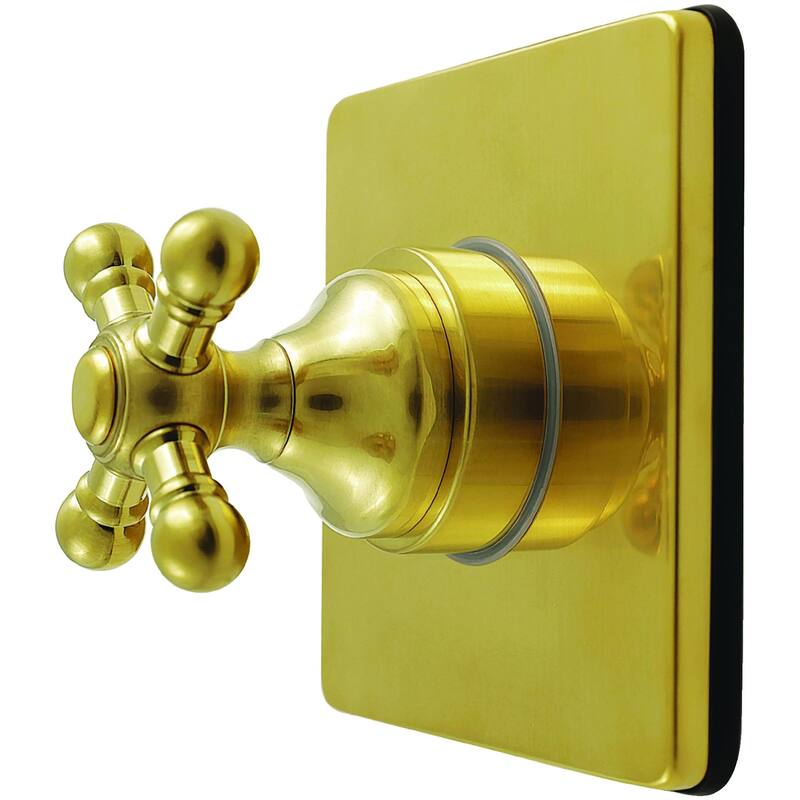 Kingston Brass KS404.BX Metropolitan Single Handle 6 Function Diverter - Brushed Brass