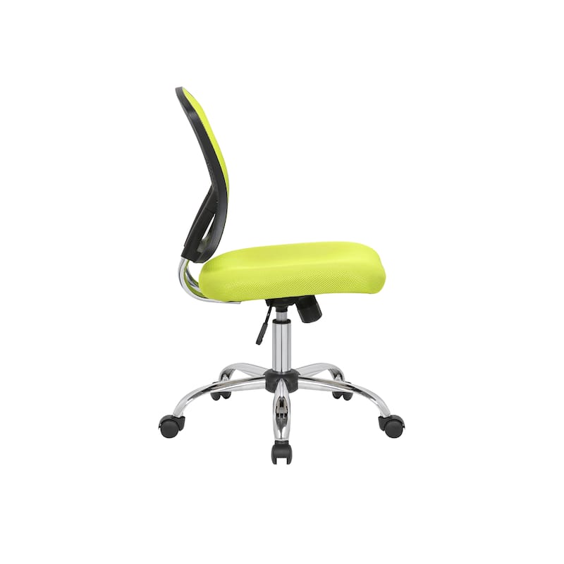 Porthos Home Cody Armless Office Chair, Mesh Back, Adjustable Height
