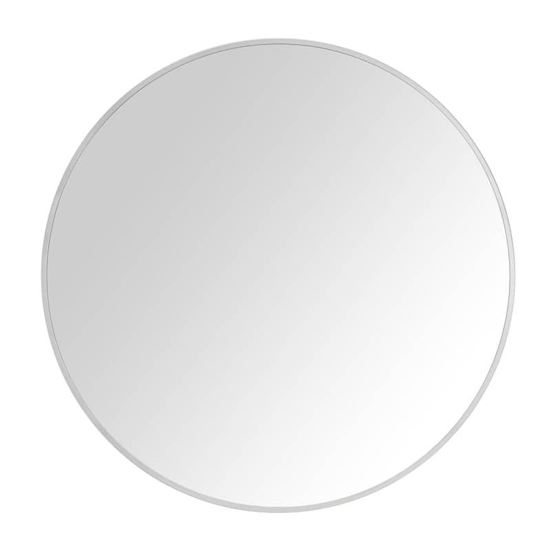 Avanity Avon Wall Mounted Mirror with Stainless Steel Frame - 30"W x 30"H - Brushed Stainless
