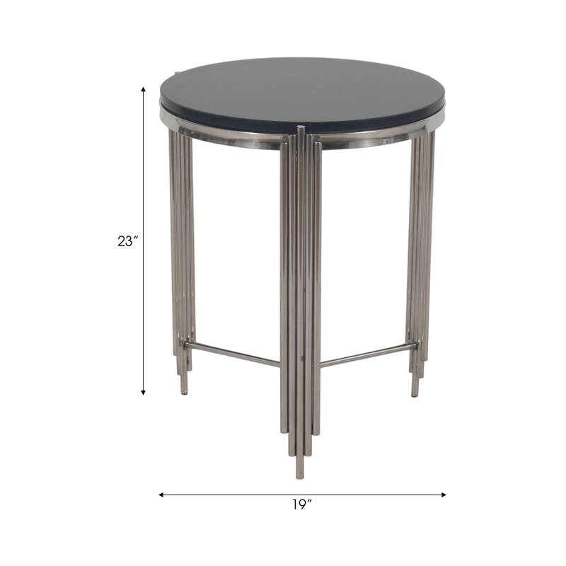 Metal Modern Stone Top Table