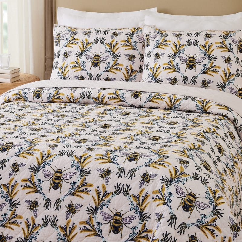 Bee You 100% Cotton Quilt Set by Makers Collective