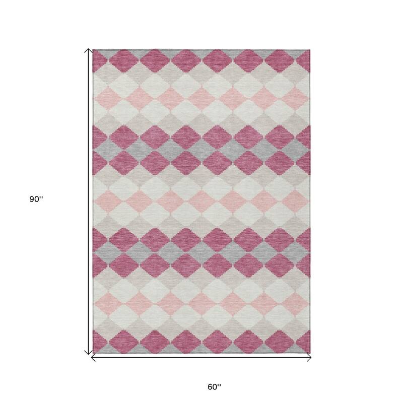 HomeRoots Geometric Transitional Rectangle Outdoor Rug