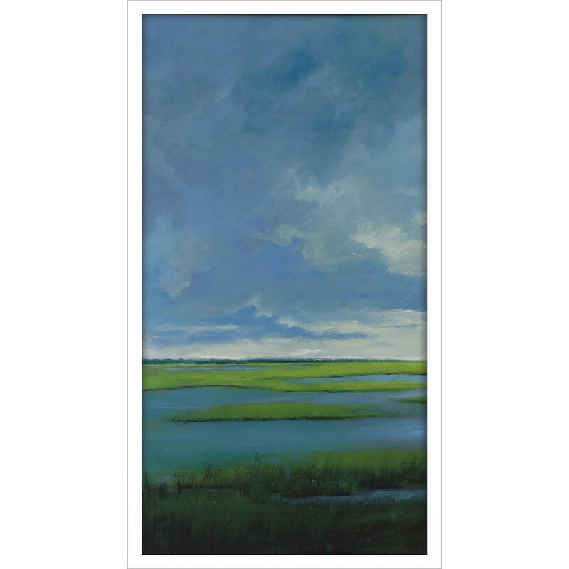 Wetland I Framed Art Giclee Under Glass - 48 X 26 X 3