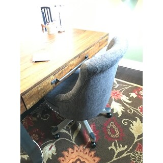 Linon Pamela Office Chair - Grey