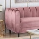 preview thumbnail 15 of 22, Bobran Modern Velvet 3-seat Sofa by Christopher Knight Home - 30.00" D x 83.25" W x 30.25" H