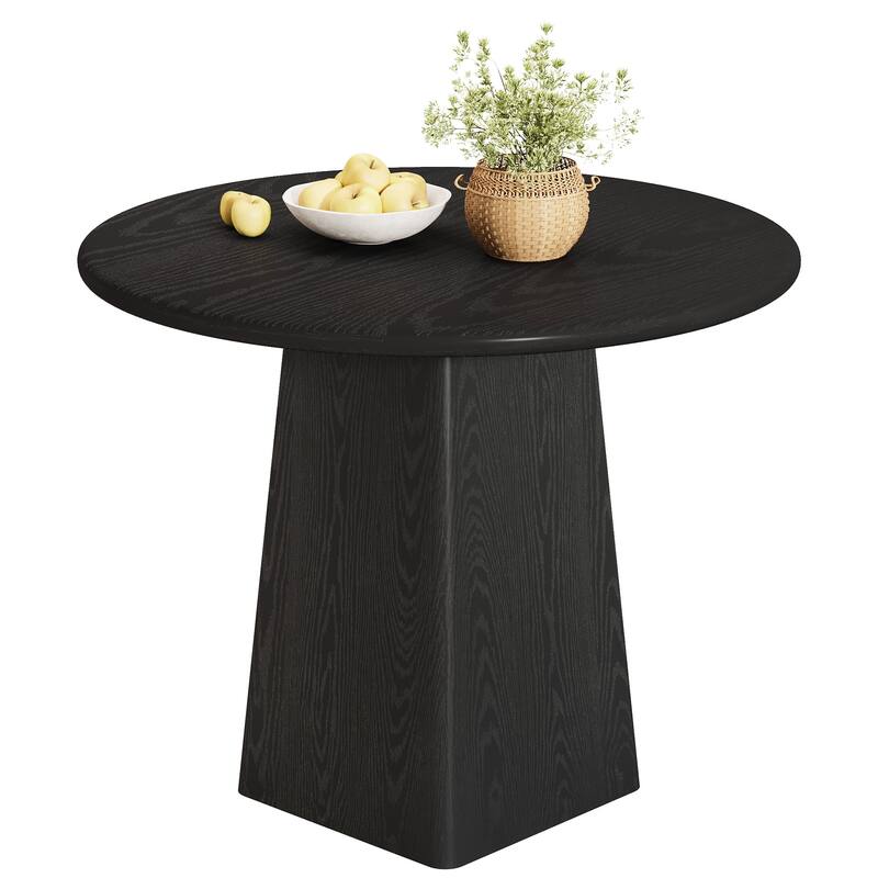Round Dining Room Table, Farmhouse Kitchen Table for Dining/Living Room