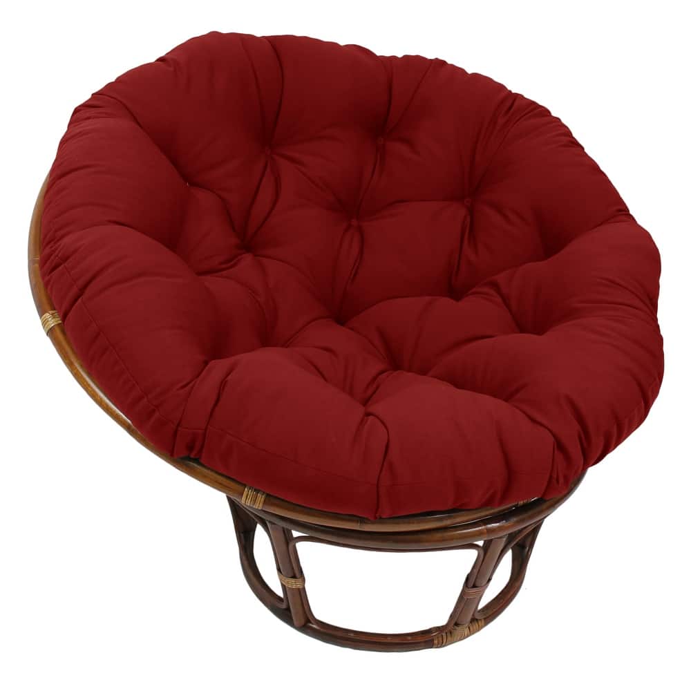 48-inch Solid Twill Papasan Cushion (Cushion Only)