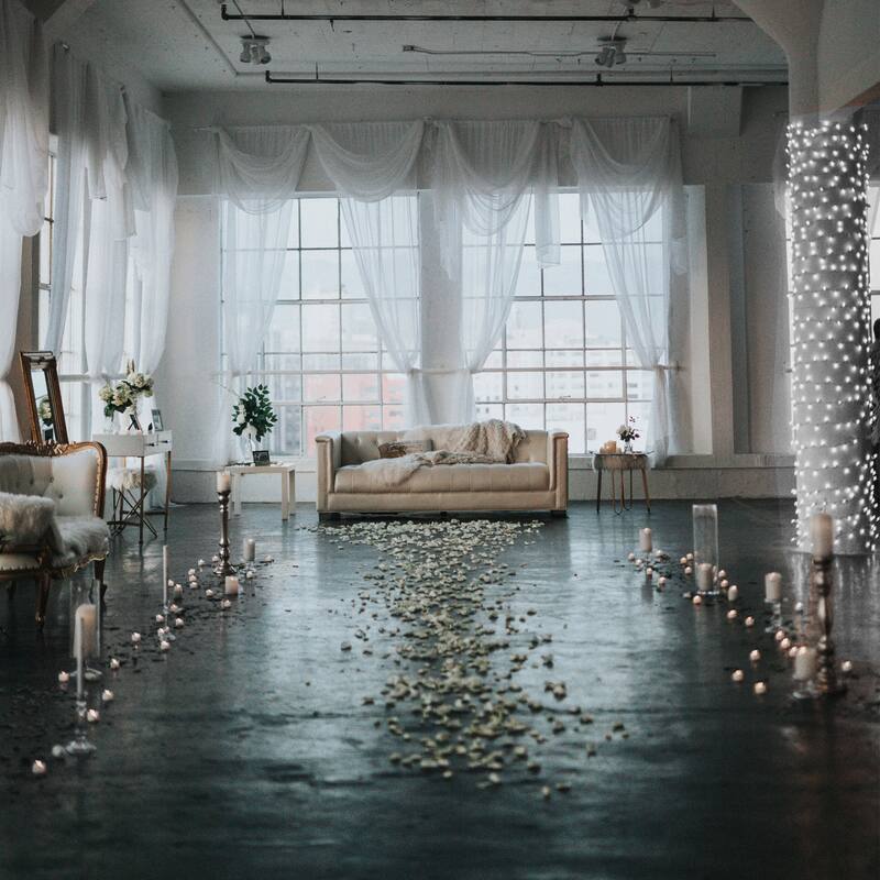 2'x8' Pure White LED Wide Angle Net Column Wrap Lights White Wire