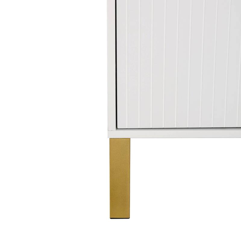 60" Wide Wood 4-door Sideboard