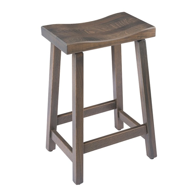 Amish Made Quarter Sawn Oak Urban Bar Stool
