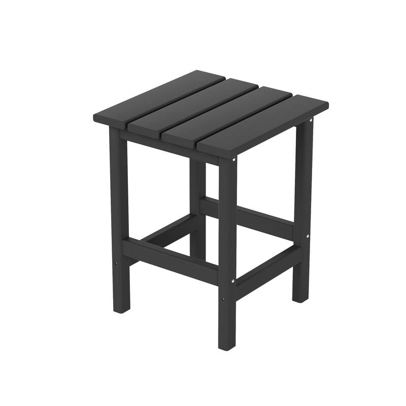 Laguna HDPE Eco-Friendly Outdoor Square Patio Side Table
