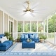 preview thumbnail 6 of 16, 66 Inch Modern Ceiling Fan With Dimmable Led Light 8 ABS Blades Remote Control Reversible DC Motor For Home Office
