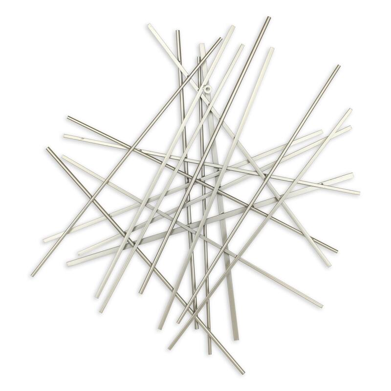 Avalon Large Silver Abstract Wall Decor On Sale Bed Bath & Beyond