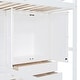 preview thumbnail 11 of 13, Twin Bunk Bed with Hydraulic Lift Storage, Built-In Wardrobe, and 6 Drawers,Kids and Baby