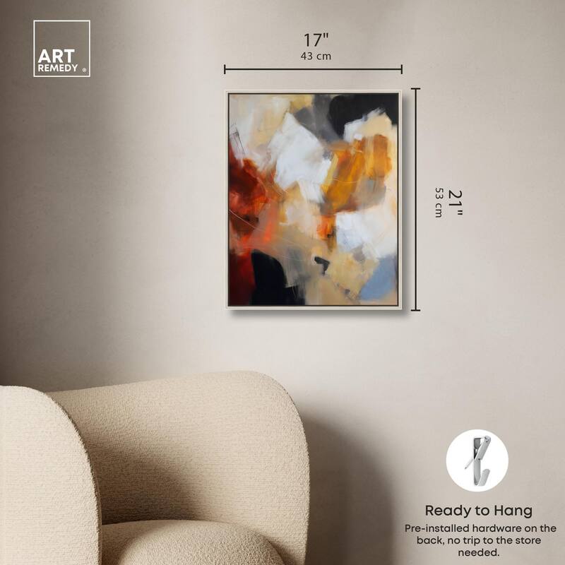 Earth and Fire I Canvas by Art Remedy