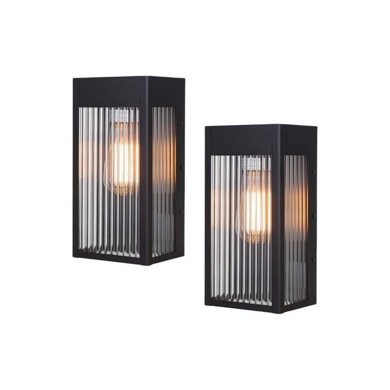 2 Pack wall light black wall sconce metal wall light fixture