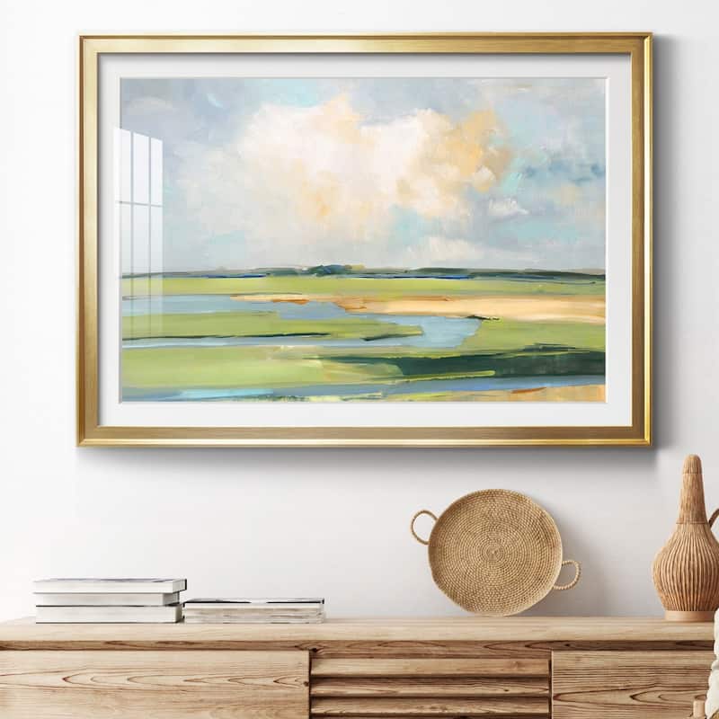 Pastel Horizon II Premium Framed Print - Ready to Hang