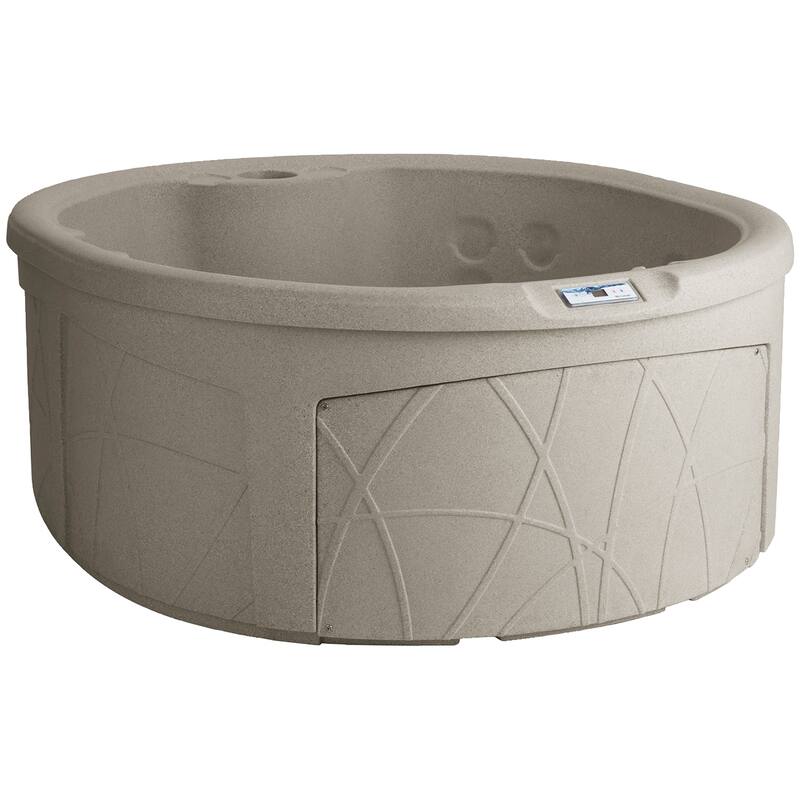 Lifesmart LS200 4-Person 13-Jet 110v Plug and Play Spa with Underwater LED Light - Sand