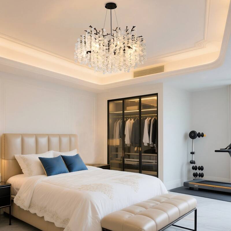 Modern Tree Branch Chandelier Crystal Pendannt Light Fixtures