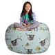 preview thumbnail 118 of 187, Kids Bean Bag Chair Cover Stuffed Animal Storage or Toy Organizer