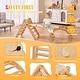 preview thumbnail 40 of 42, Wood Climbing Toy Set Pine 5-in-1 Play Gym for Kid's