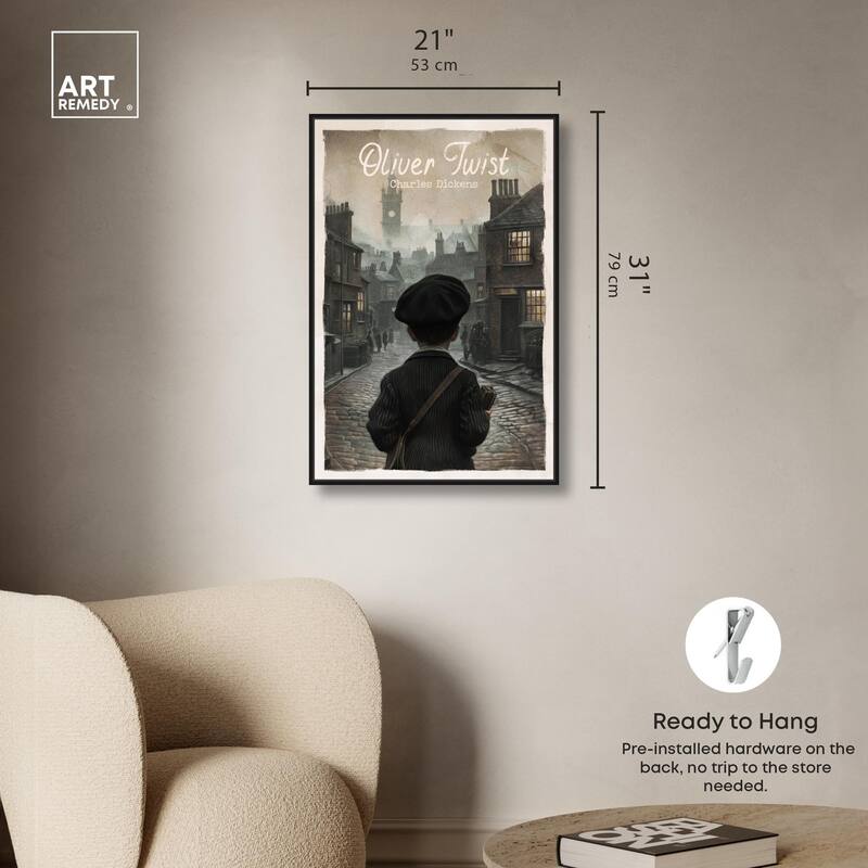 Oliver Twist Classic Canvas by Art Remedy
