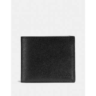 coach wallet men black