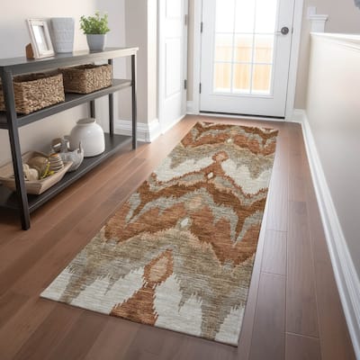 Premium Washable Super Soft Modern Ikat Mayfield Rug