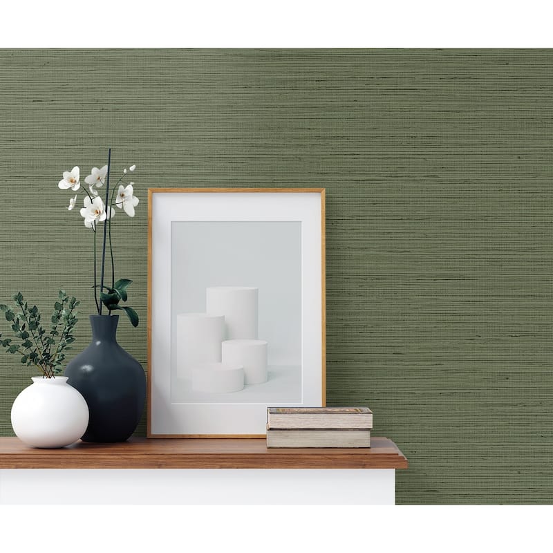 DuPont Tedlar Edmond Faux Sisal High Performance Vinyl Unpasted Wallpaper