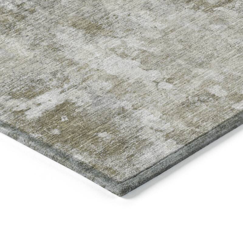 Allus Unique Abstract Weather Resistant Timeless Fusion Outdoor Rug