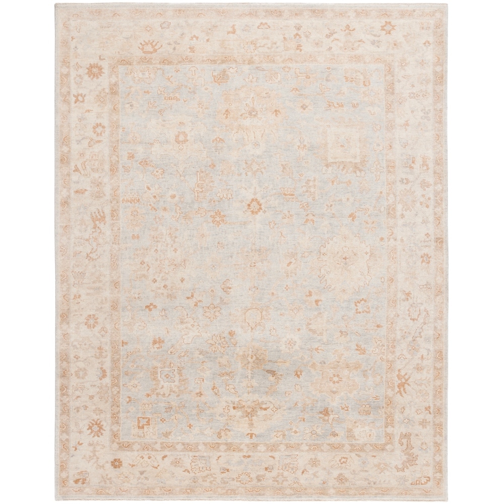 SAFAVIEH Couture Hand-Knotted Oushak Zojka Traditional Wool Rug