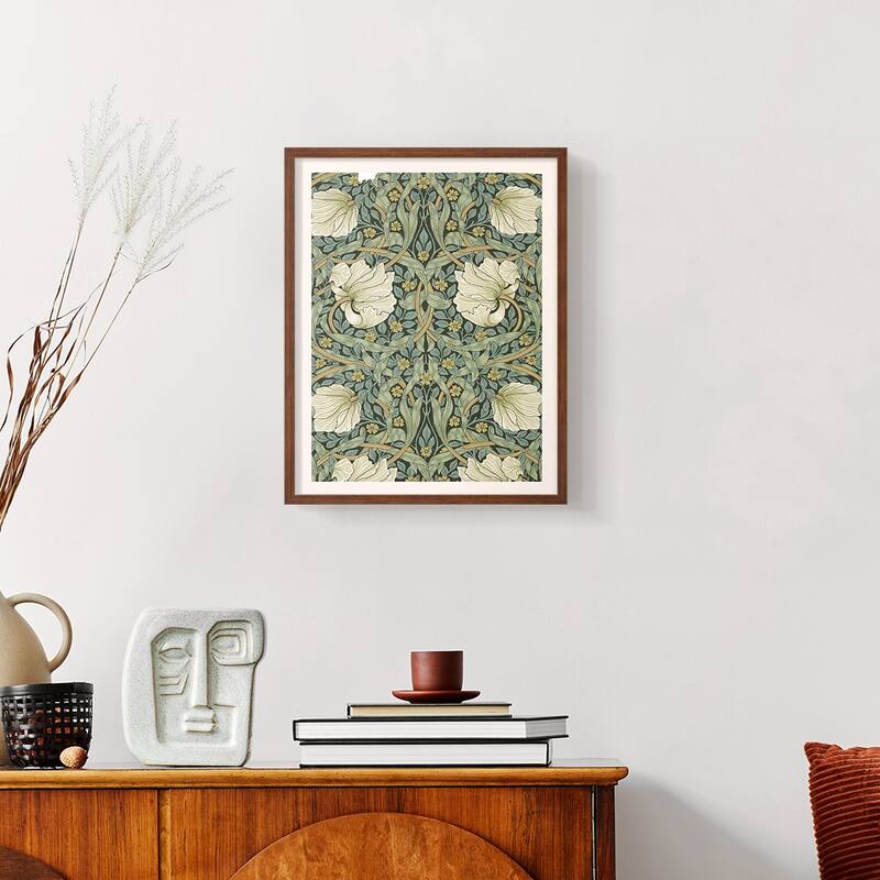 Vintage Abstract Print XXVIII -Framed Print