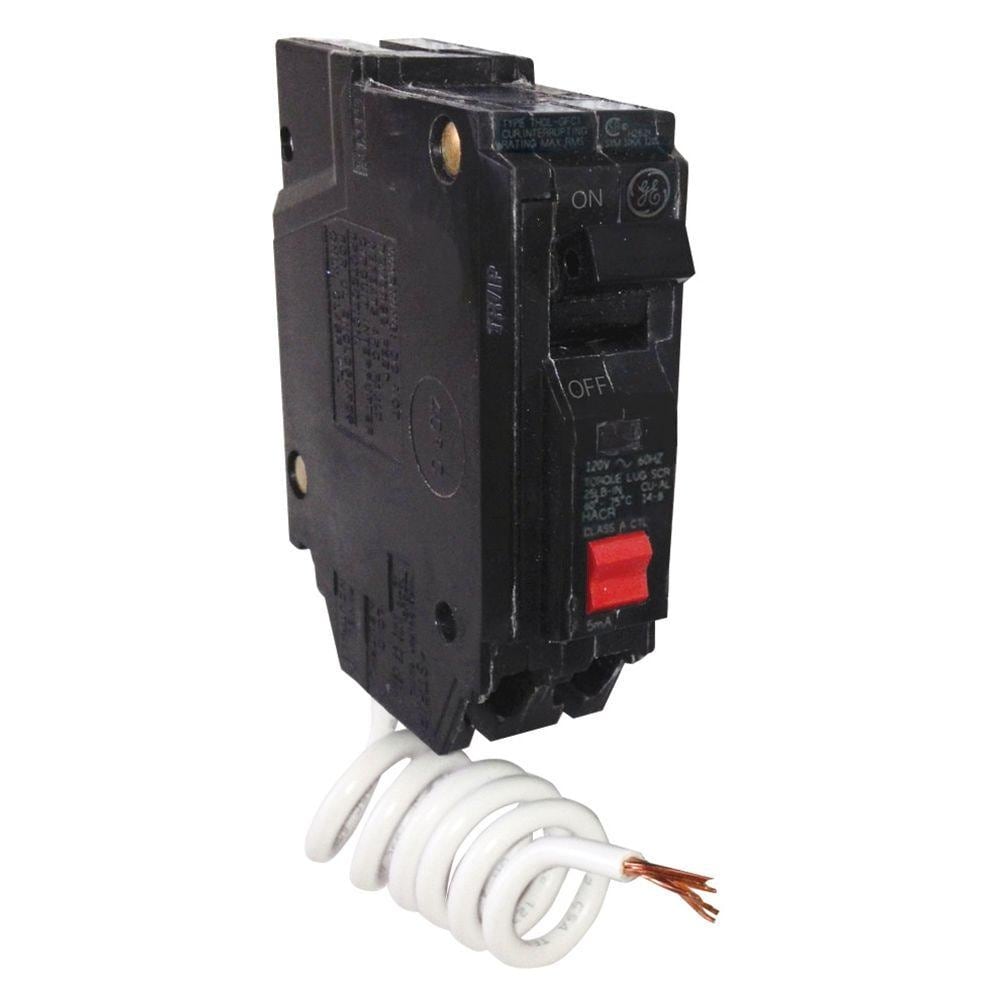 Shop Ge Thql1120gftp Ground Fault Circuit Interrupter With Self