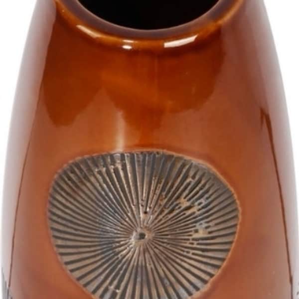 Decorative Dolomite Vase, Brown
