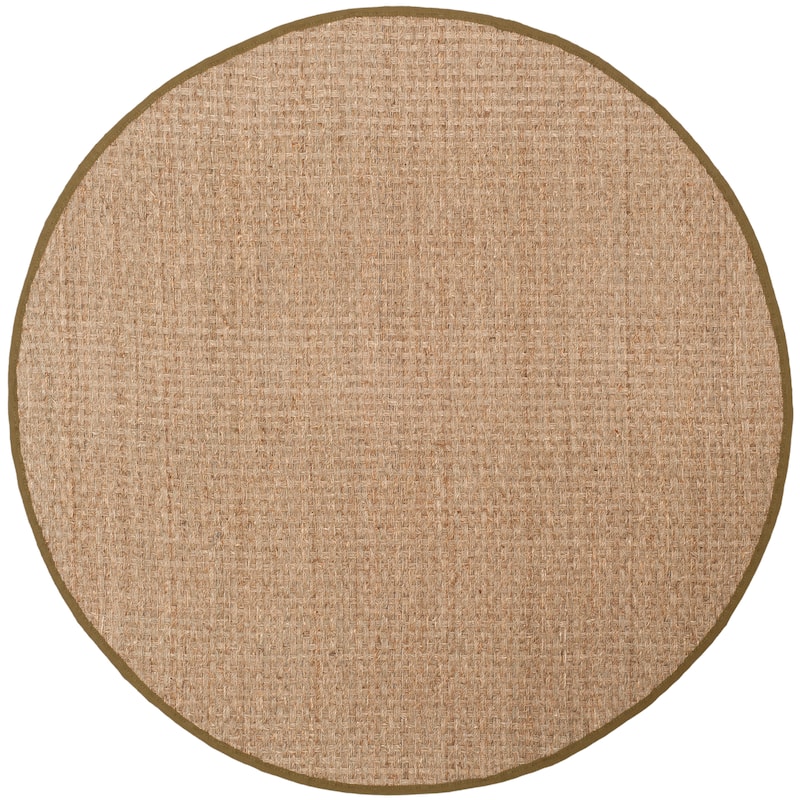 SAFAVIEH Natural Fiber Marina Basketweave Seagrass Rug