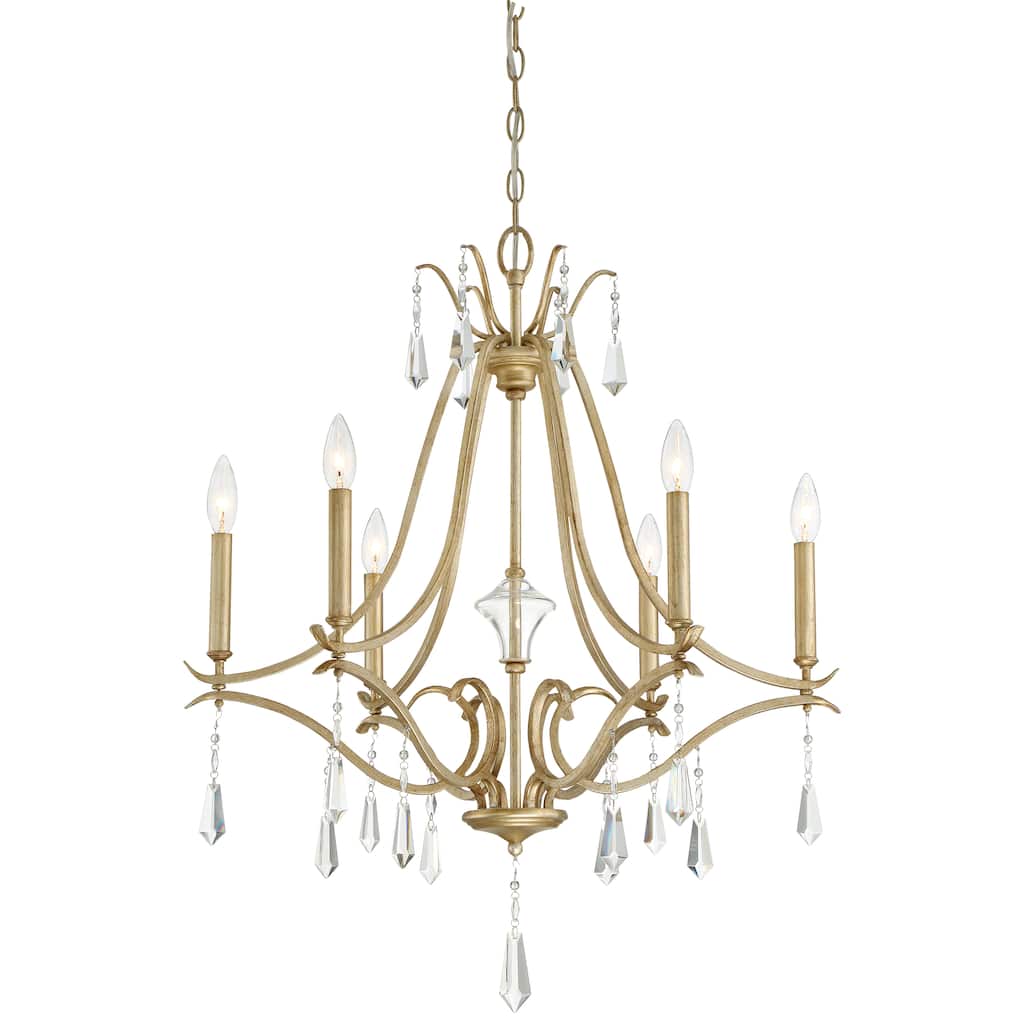 Minka Lavery Laurel Estate 26.75-Inch Wide 6 Light Chandelier